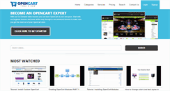Desktop Screenshot of opencart-training.com